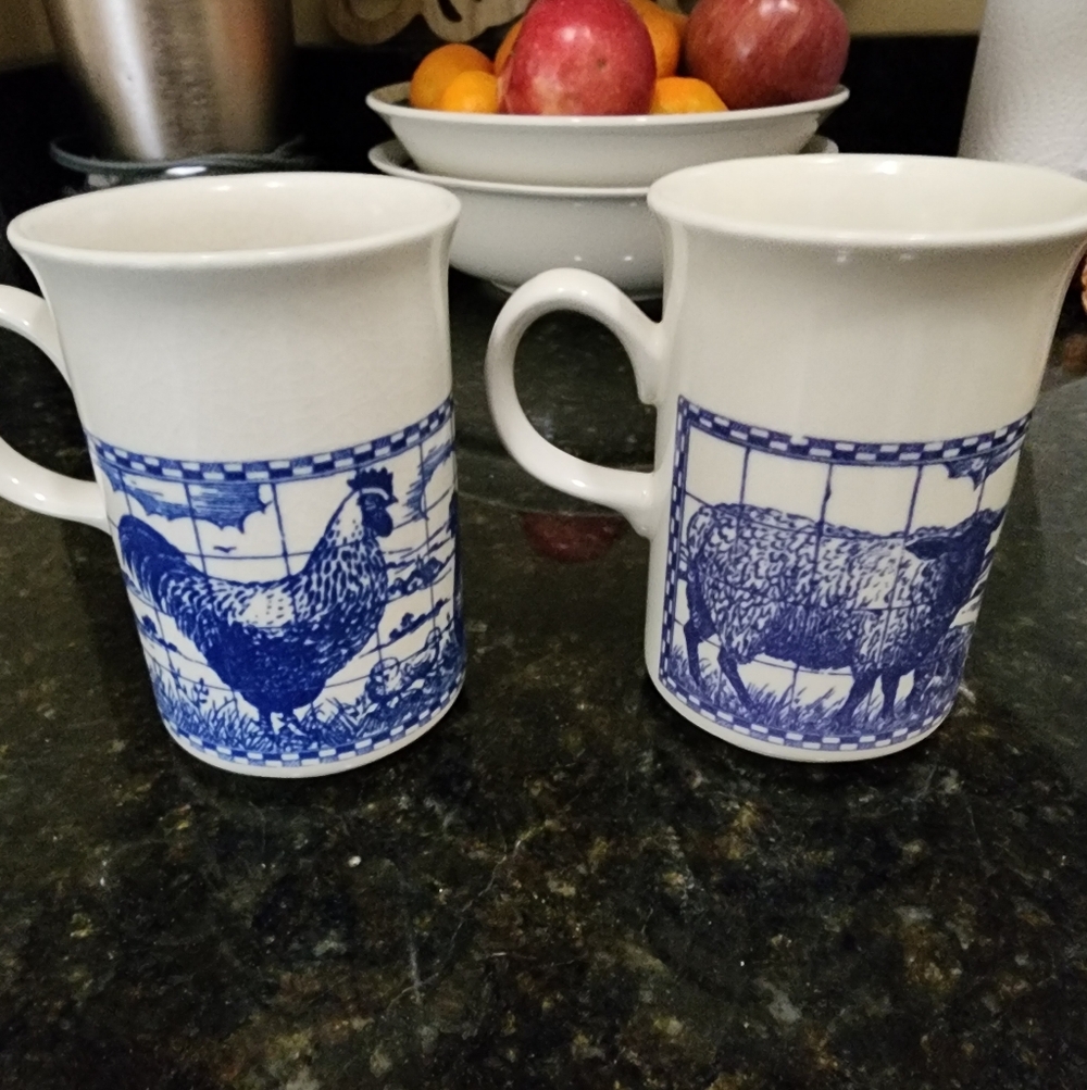 Churchill Chicken & Sheep Farm Mugs
